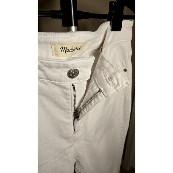 Madewell Womens Jeans White Curvy High Rise Skinny Sz 29 Petite - Picture 3 of 9